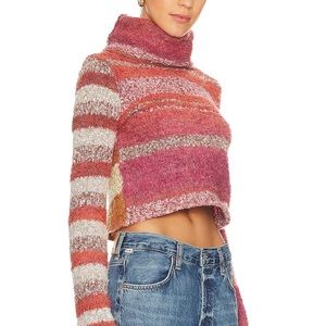 Free people - My Girl Turtleneck Top in Sunburst Combo